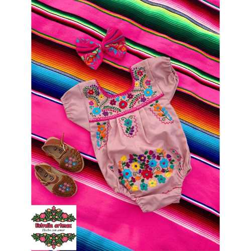 Mexican bodysuit for girl/Mexican baby set/Mexican girl clothing set/Cinco de mayo baby set/Mexican dress for embroidered baby