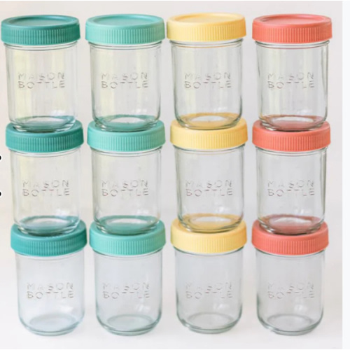 Breastmilk Storage Jar Set – Mason Bottle