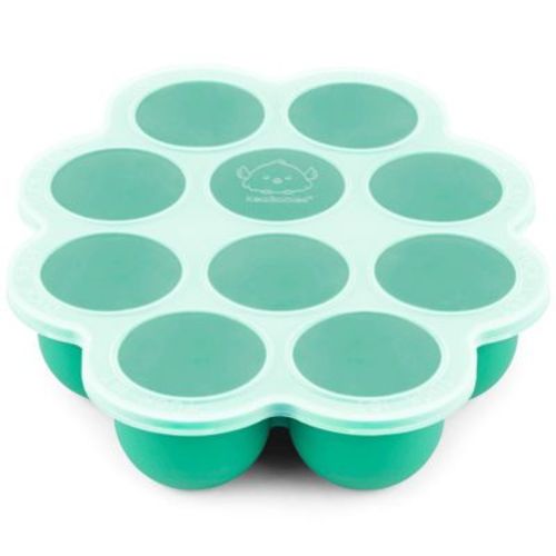 Prep Silicone Baby Food Freezer Tray With Clip-on Lid, 2oz X 10 Silicone Freezer Molds, Bpa-free Baby Food Storage (alpine Green)