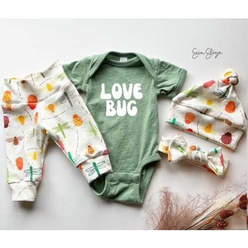 Love bug baby gift, Little love bug baby outfit, Insect baby gift, Entomologist baby gifts, love bug hospital outfit