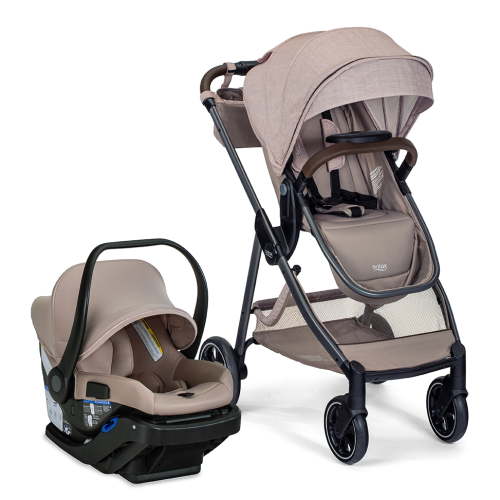 Britax® Phases™ Travel System With Arbor™ Infant Car Seat, StayTight™ Base, and Pramette Mode — Teak
