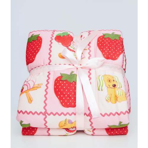 Cakeworthy Strawberry Shortcake Fleece Blanket