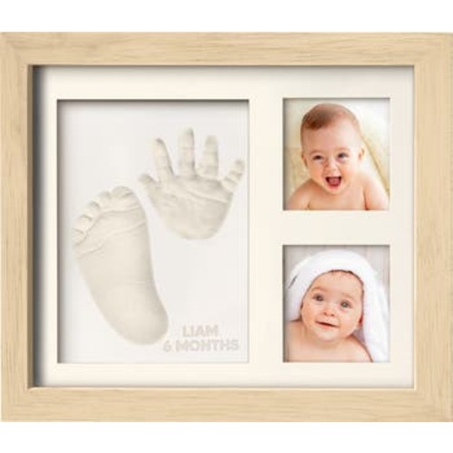 Baby Handprint & Footprint Keepsake Solo Frame