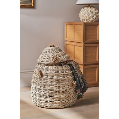 Bumblebee Woven & Rattan Hamper