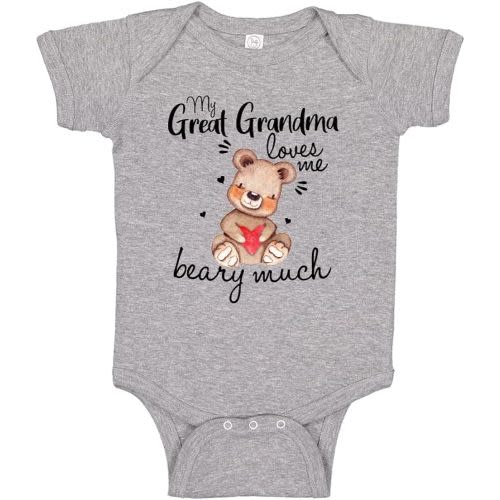 The Shirt Den Loved By My Great Grandma Beary Much Baby Bodysuit One Piece Or Toddler Great Grandma Baby Clothes