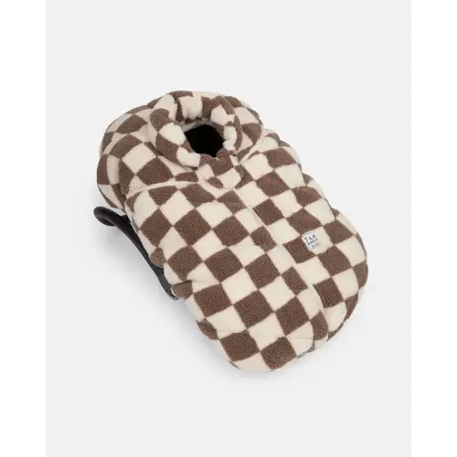 Car Seat Cocoon - Checker Berber