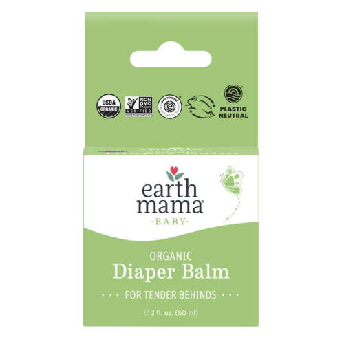 Earth Mama Organic Diaper Balm, Newborn Infant, 2 Fluid Ounces