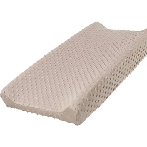 iEvolve Changing Pad Cover Ultra Soft Minky Dots Changing Table Cover Breathable Changing Table Sheet Diaper Changing Pad Cover for Baby Boys Girls (Beige)