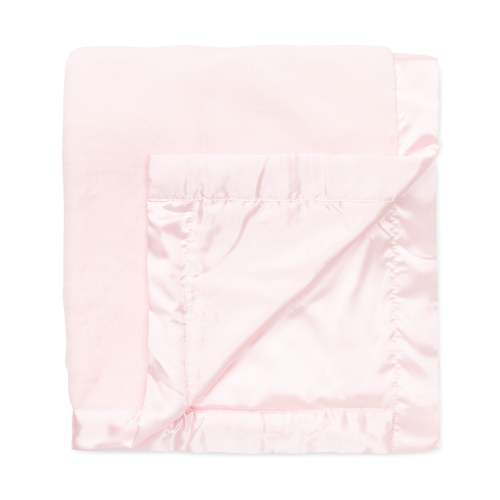 Pink Plush Receiving Blanket