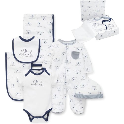 Little Me Baby Layette Gift Set - Clothes, Outfits, Essentials for Girls & Boys, Newborns, 3 and 6 Months