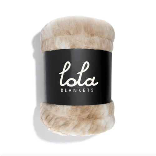Lola Large blanket Caramel N' Cream