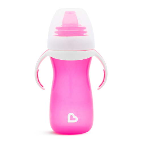 Munchkin® Gentle™ Transition Sippy Cup with Trainer Handles, 10 oz, Pink, Unisex