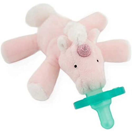 WubbaNub Infant Pacifier - Star The Pink Unicorn