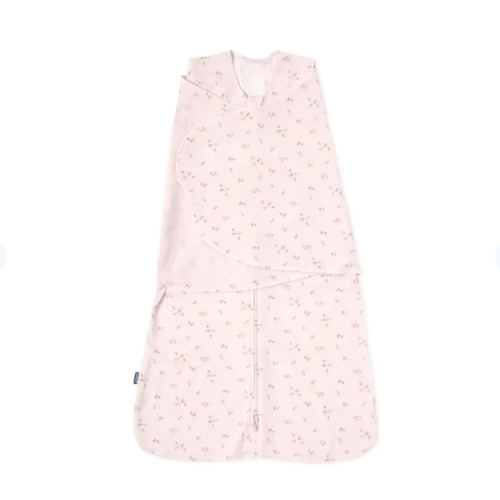 Pink Floral Cotton Swaddle | HALO
