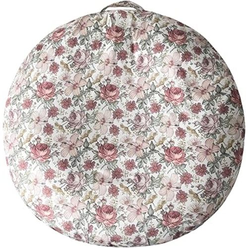 Little Jump Western Wild Flowers Newborn Lounger Cover, Removable Ultra Soft Comfortable Slipcover for Infant Lounger Pillow(Vintage Floral)