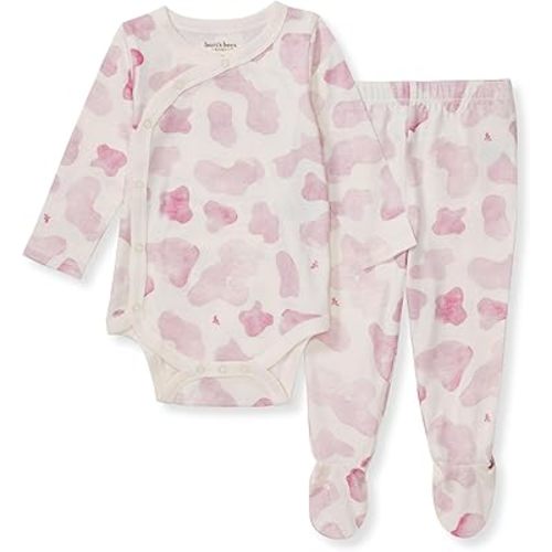 Burt's Bees Baby baby-boys Bodysuit and Pant Set, 100% Organic Cotton