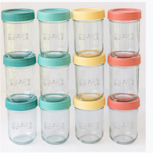 Breastmilk Storage Jar Set – Mason Bottle