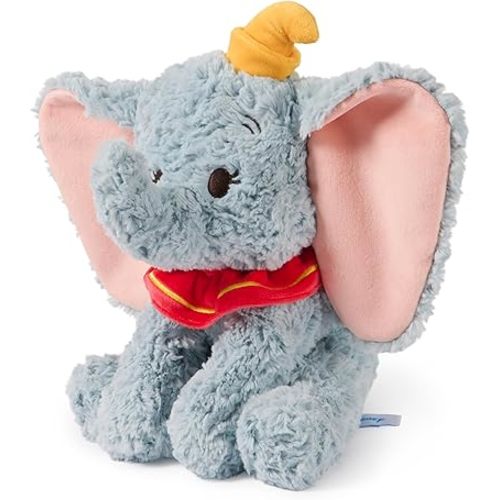 GUND Disney Official Dumbo Plush, Disney Cozys Collection, Dumbo Toys, Elephant Stuffed Animal for Ages 1 and Up, Gray, 10”