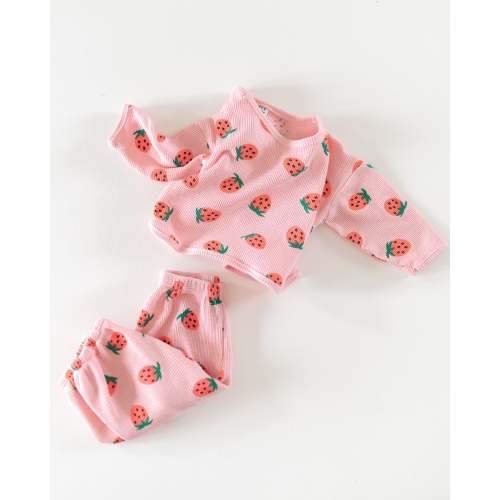 strawberry waffle top – Pigeon said please