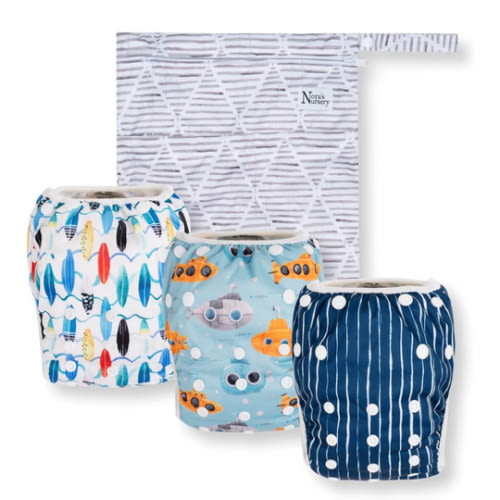 Amazon.com: Nora's Nursery: Reusable Swim Diapers