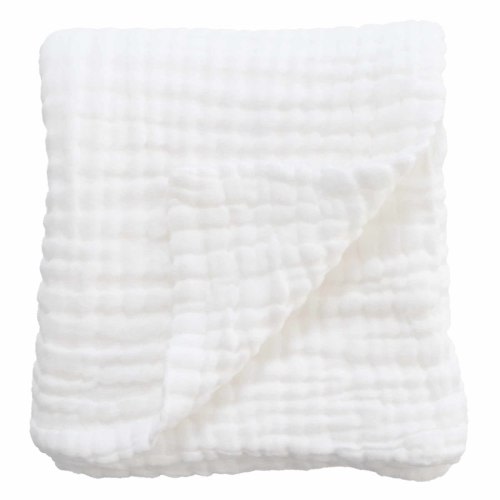 Organic Cotton Gauze Swaddle Blanket | Pearl