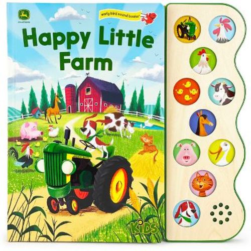 John Deere Kids Happy Little Farm - by Jack Redwing (Board Book)