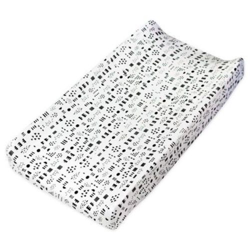Honest Baby Organic Cotton Changing Pad Cover - Jumbo Leaf Sage