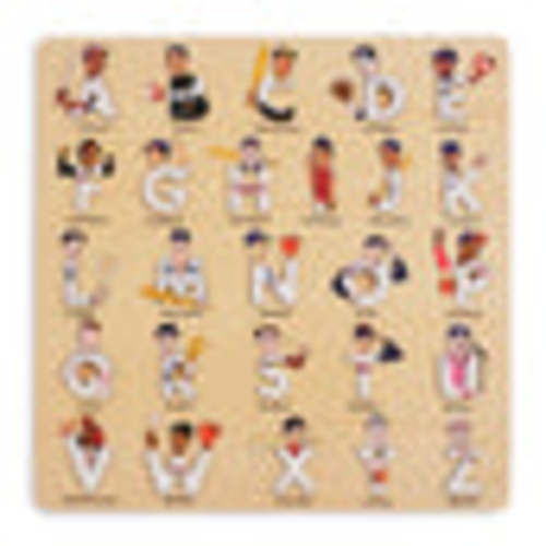 Baseball Legends Wooden Alphabet Puzzle – Alphabet Legends US