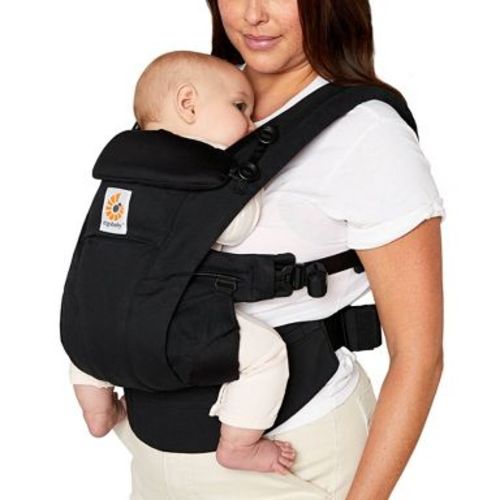 Ergobaby Omni Dream All Carry Positions Soft Touch Cotton Baby Carrier for Newborn to Toddler - Black