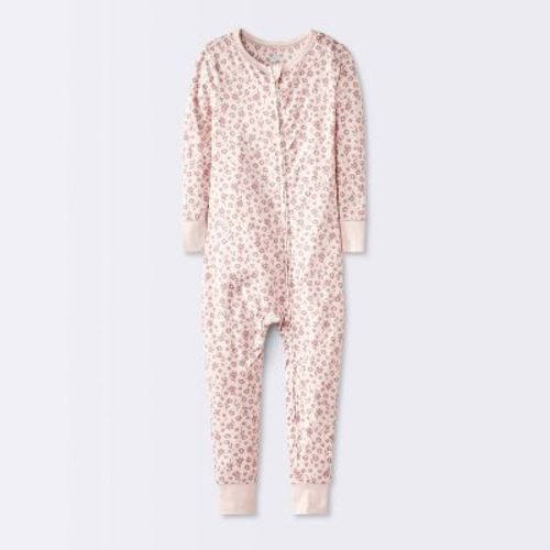 Toddler Girls' Smooth Jersey Snug Fit Union Suit - Cloud Island™ Pink