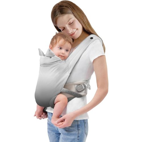 Advanced 3-in-1 Baby Carrier Newborn to Toddler ,face-in and face-Out Front and Back Carry- Ergonomic, Cozy and Lightweight Infant Carrier,Enhanced Lumbar Support