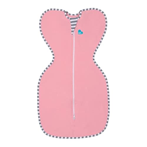 Love to Dream Swaddle UP, Dramatically Better Sleep, Allow Baby to Sleep in Their Preferred arms up Position for self-Soothing, snug fit Calms Startle Reflex, Pink, Small, 8-13 lbs