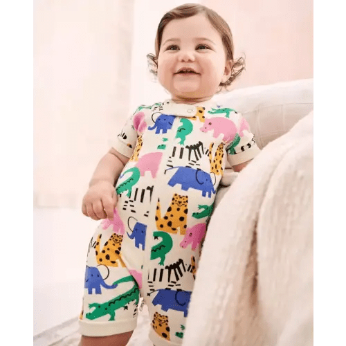 Baby 2-Way Zip Shortie Sleeper | Hanna Andersson