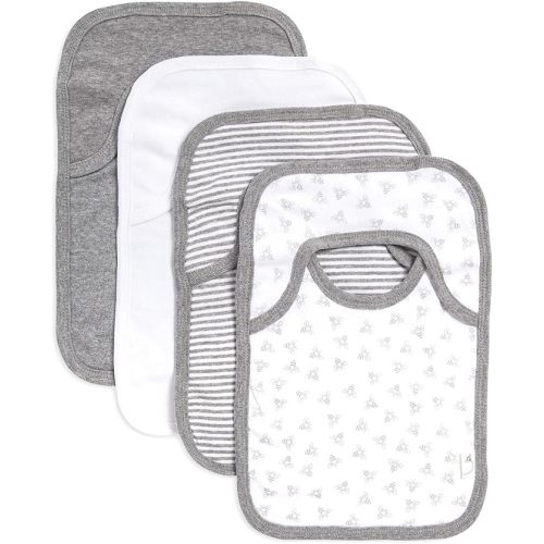 Burts Bees Baby Unisex-Child Pull On Bibs