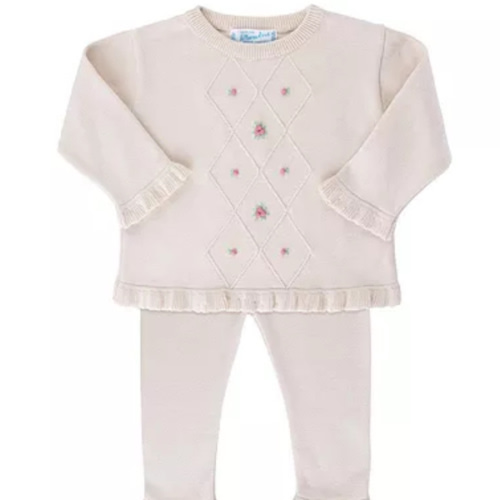 Girls' Rosebud Knit Set - Baby, Little Kid