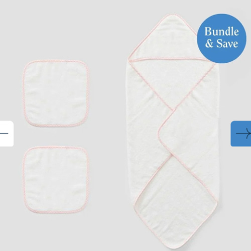 Weezie Towels | Baby Bath Bundle in pink