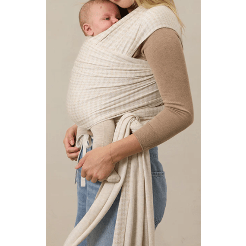 Cream Houndstooth Wrap