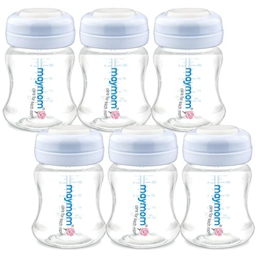 Maymom Wide-Mouth Milk Storage Collection Bottles