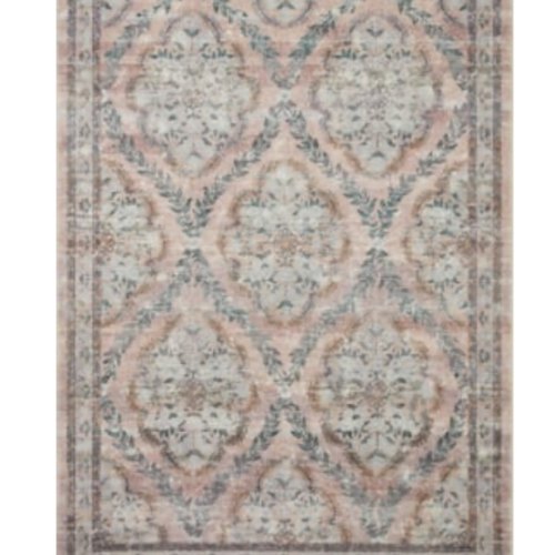 Rifle Paper Co. x Loloi-Courtyard feat. CloudPile (TM)-COU-02-Chateau Blush