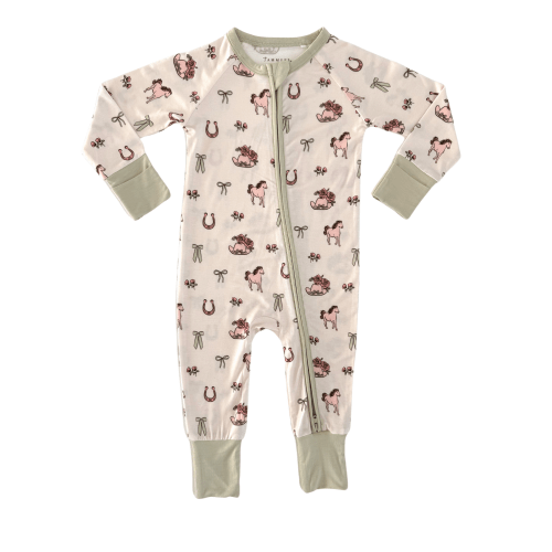 Yeehaw Cowgirl Zipper Romper