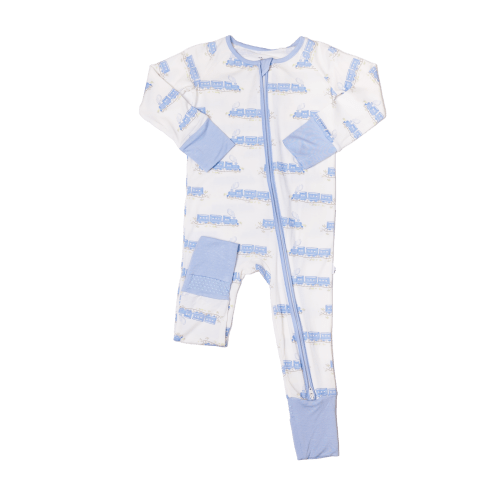 Train - Sleep Romper zip