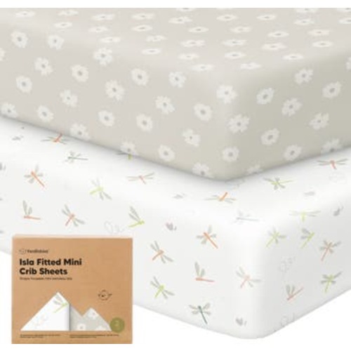 Isla Fitted Mini Crib Sheets