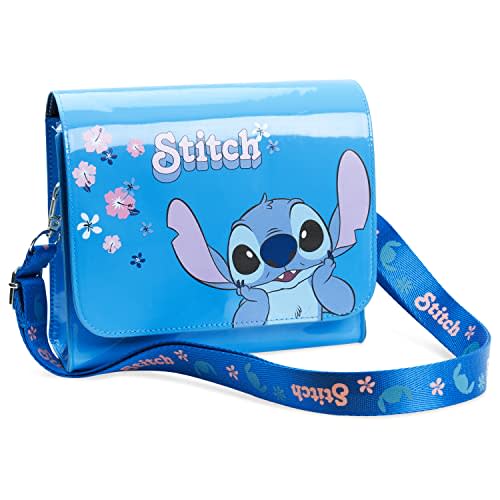 Disney Stitch Shoulder Bag for Women and Teen Handbag Adjustable Strap Cross Body Bag Travel Holiday Fashion Accessories Bags