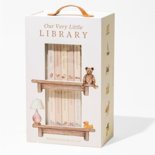 Our Very Little Library Board Book Set: A Foundational Language Vocabulary Board Book Set for Babies (Tabitha Paige Children's Book Series)