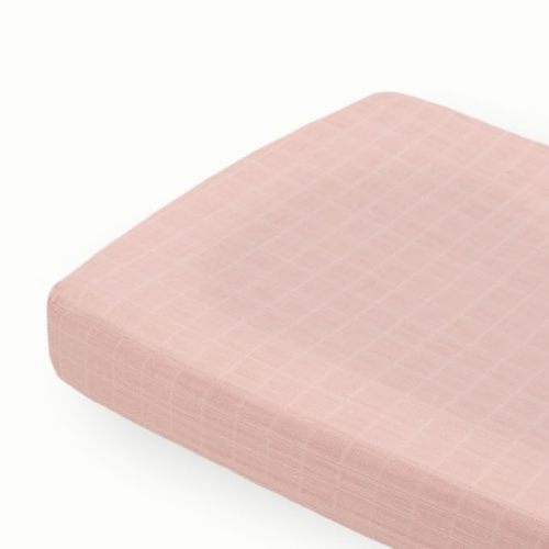 Little Unicorn – Rose Petal Changing Pad Cover | 100% Cotton Muslin | Super Soft | Machine Washable | 16” x 32”