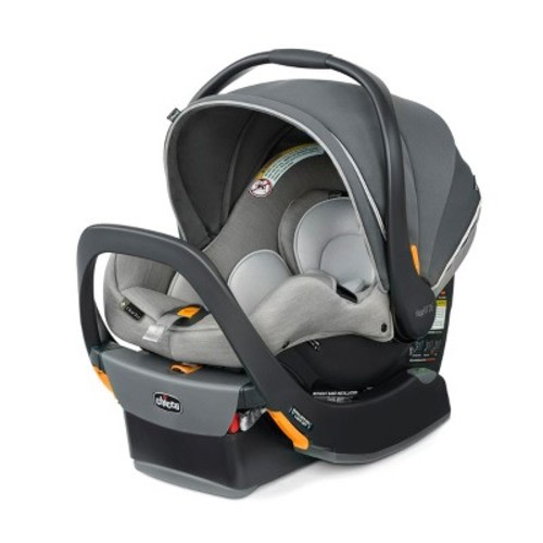 Chicco KeyFit 35 Zip ClearTex Infant Car Seat, Color: Ash