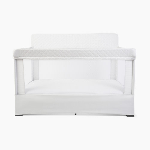 Baby Delight Lunaire Full-Size Mesh Crib & Playard - Driftwood Grey