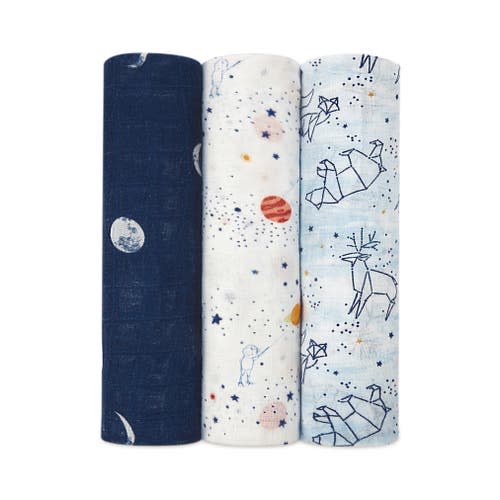 3-Pack Silky Soft Swaddling Cloths, Stargaze