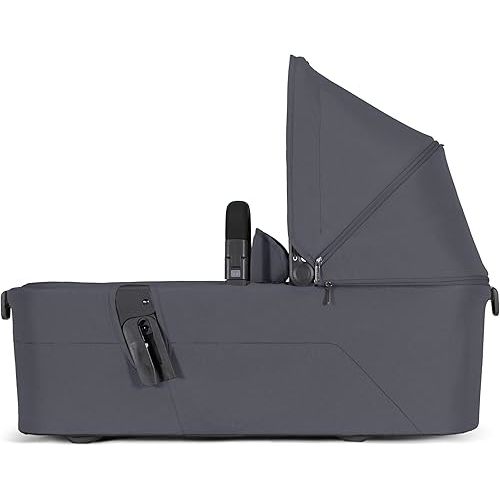 Joolz Aer2 Foldable Bassinet for Baby Stroller – Ultra-Light Bassinet with One-Hand Quick Fold - Soft Mattress - Large UPF 50+ Canopy - Perfect Baby Cot Add-on for Your Aer2 (Stone Grey)