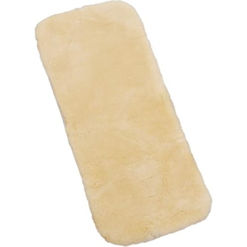 Werner Christ Baby Sheepskin Liner Comfort Baby Fur seat pad/seat Insert for Baby Carriages & Buggies with Belt Slots, The Ideal Sheepskin Insert for Your Child